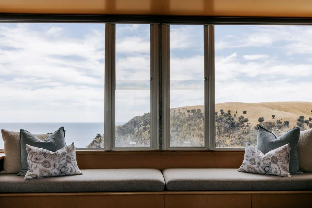 Window Seat with Gorgeous Feather Cushions