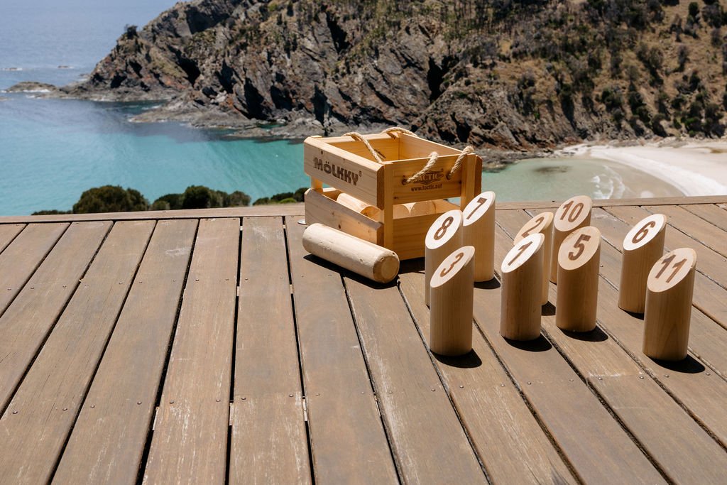 Games on the Deck at Eagles Nest Lodge