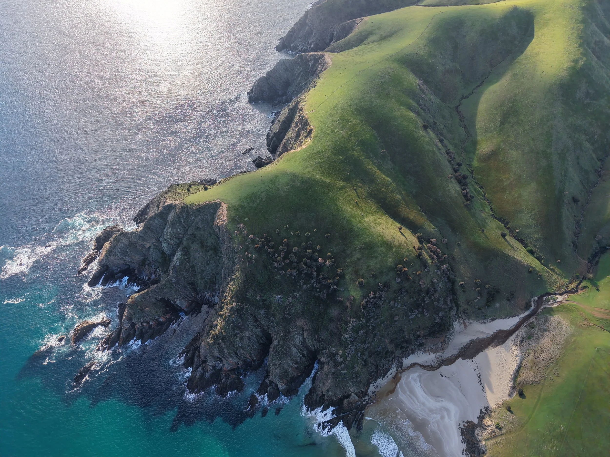 Eagles Nest Lodge Birdseye view on Kangaroo Island