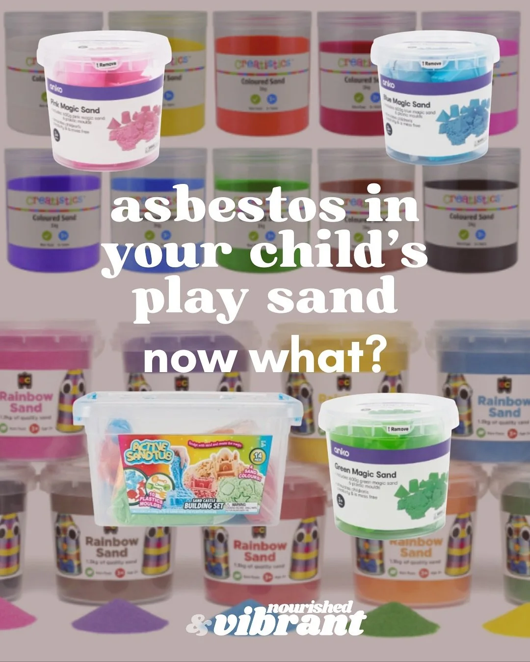 Comment LUNGS for links to 35% off my fav air purifier and 25% off respiratory support oils 🫁

RECALLED PRODUCTS: 
❌EC Rainbow Sand (1.3kg), Creatistics Coloured Sand (1kg) sold from January 2021 to October 2025 at Modern Teaching Aids, Creative Cla