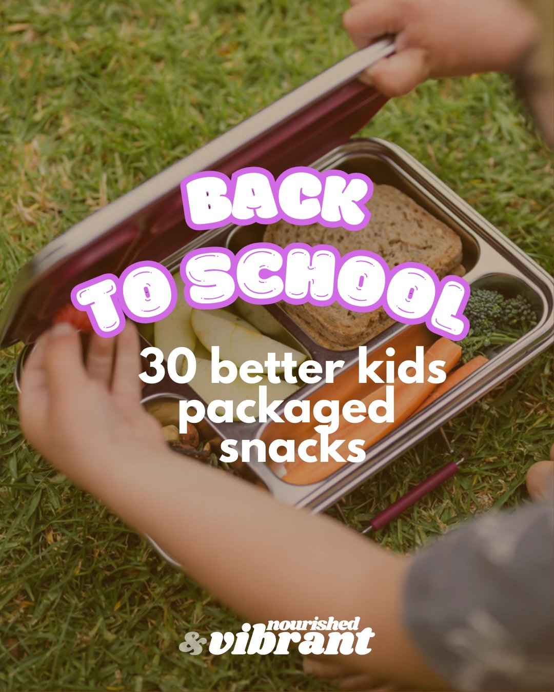 Do we all wish we had the capacity to pack homemade lunches 💯 of the time? No doubt. But if you&rsquo;re anything like me, even on a good week, I&rsquo;m including something from a packet and not stressing at all ❤️

Here&rsquo;s my criteria when I&