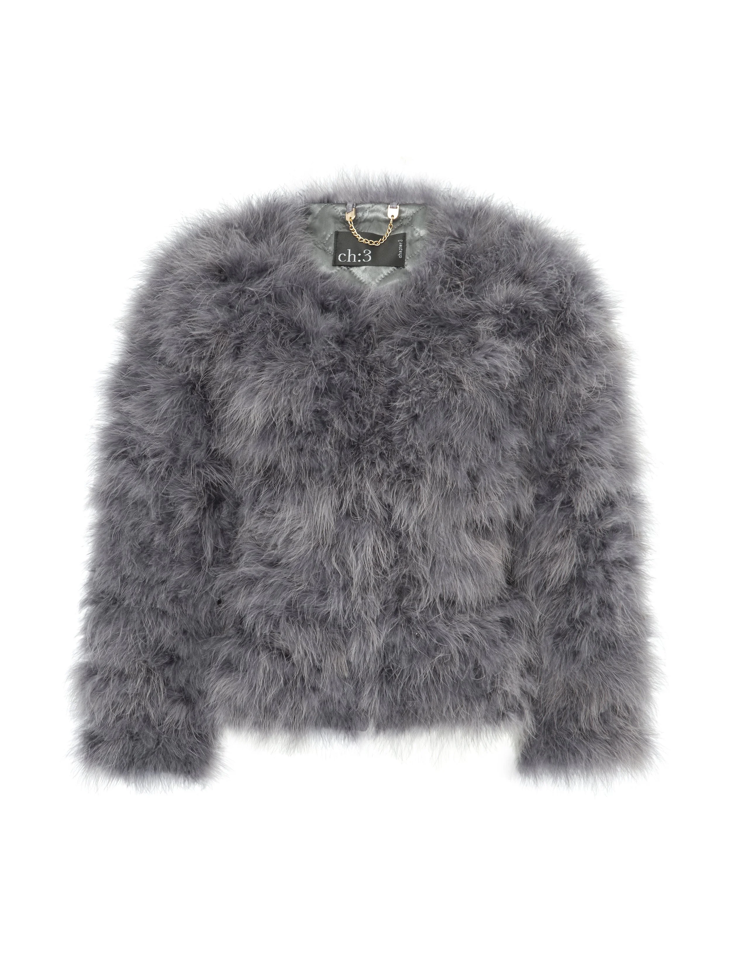 Chapter 3: Feather Jacket Lilac Grey