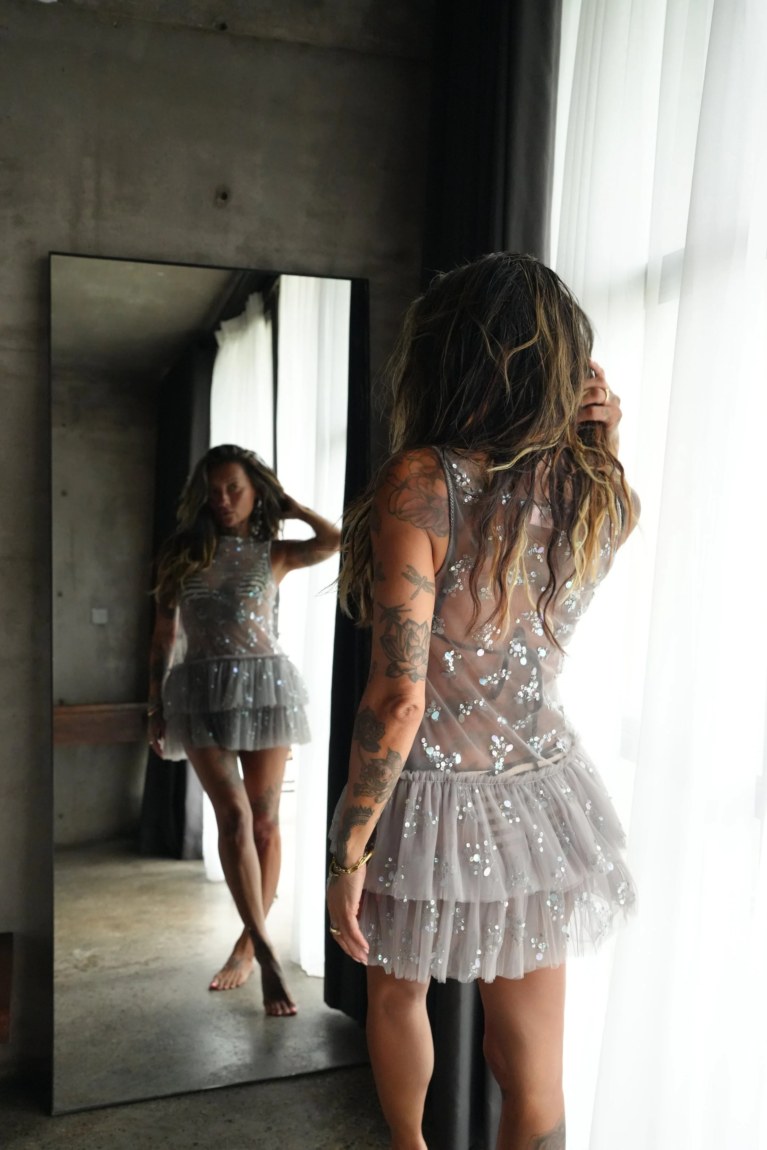 Tulle Mini Dress