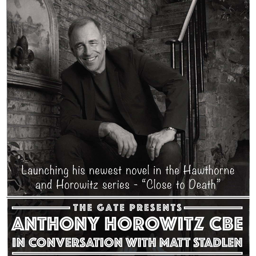 💥LAUNCHING HIS NEWEST NOVEL TO THE HAWTHORN AND HOROWITZ SERIES &lsquo;CLOSE TO DEATH&rsquo;!💥We are really looking forward to @AnthonyHorowitz in conversation with Matt Stadlen on the 17th of May!

🎟️Don&rsquo;t miss out get your tickets now!🎟️
