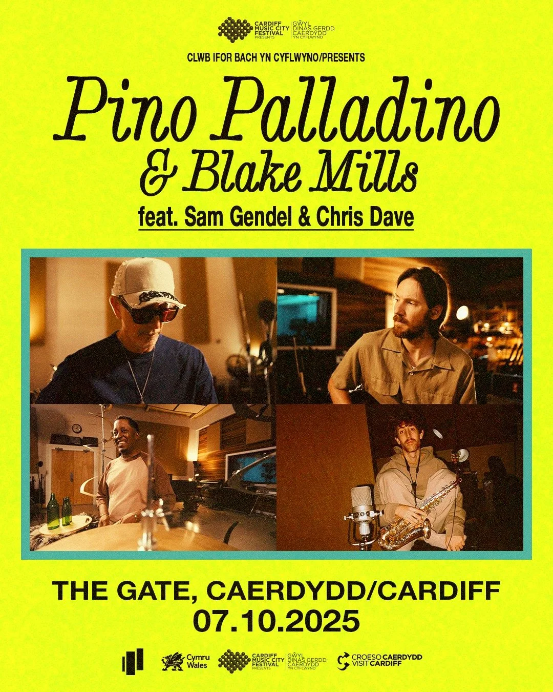 📣 New Show Announcement! 📣

Pino Palladino and Blake Mills are playing at the Gate this October courtesy of Clwb Ifor Bach and Cardiff Music City Festival! 🙌

Palladino a Welsh session bassist known for playing for acts such as Adele and Gary Numa