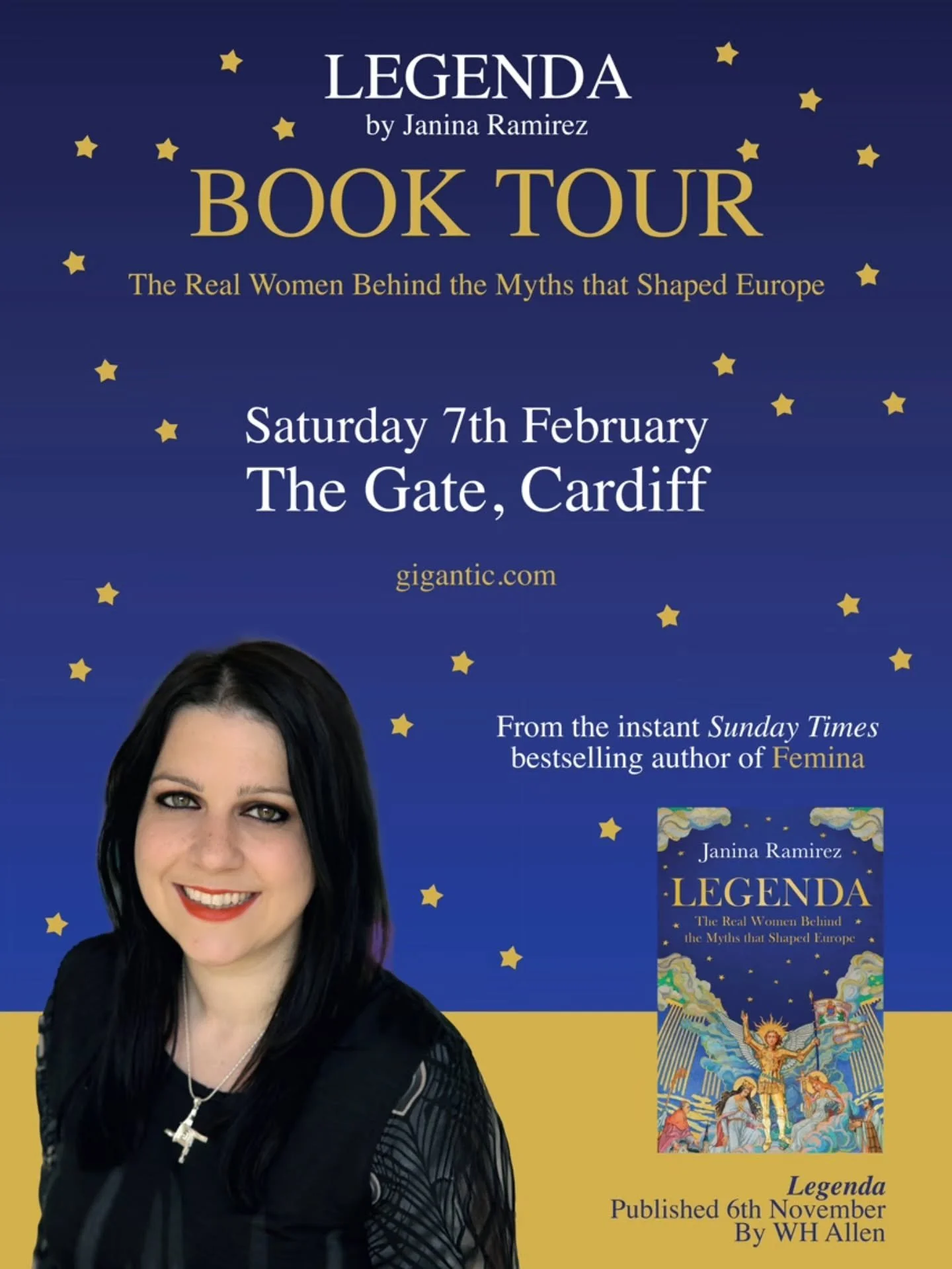 Janina Ramirez is at the Gate 7th February in conversation about her new book 'Legenda'. 📖

Delve into time as 'Legenda' seeks to show how famous medieval women like Joan of Arc have been misrepresented and their stories twisted. 

Tickets on our we