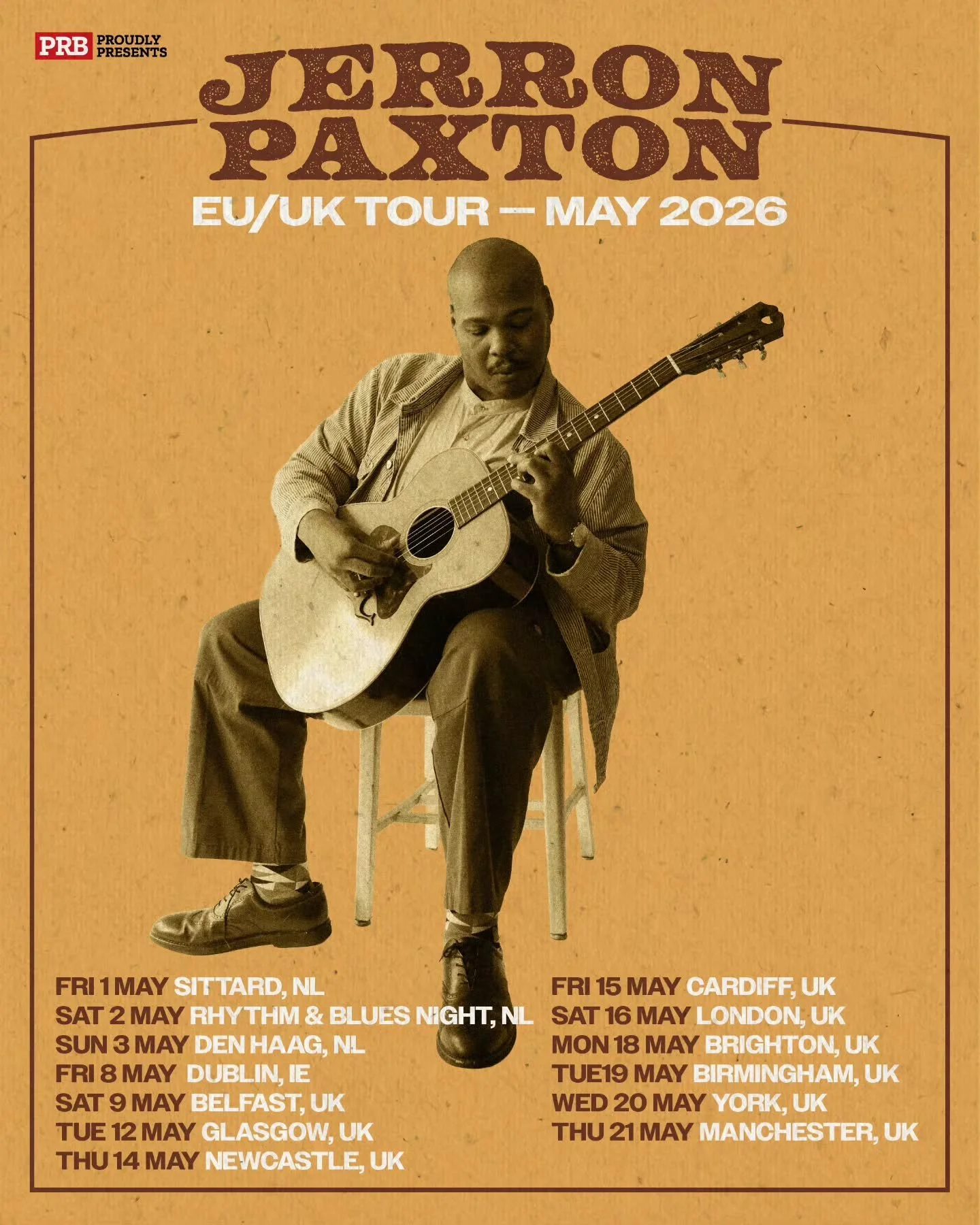 @jerronpaxton is playing at the Gate on the 15th of May 🪕

Tickets are on sale now on our website 🎟