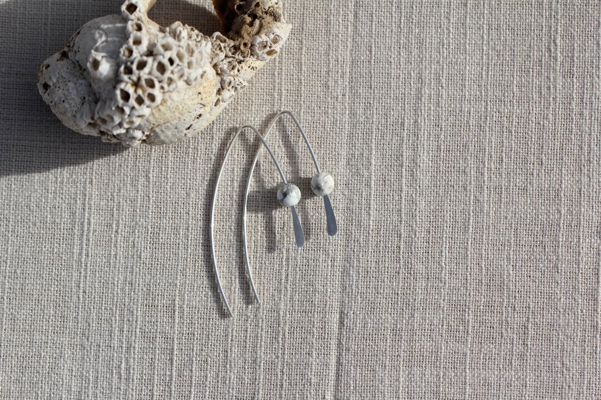 RR Designs - Mia Curved Howlite Earrings 1.jpg