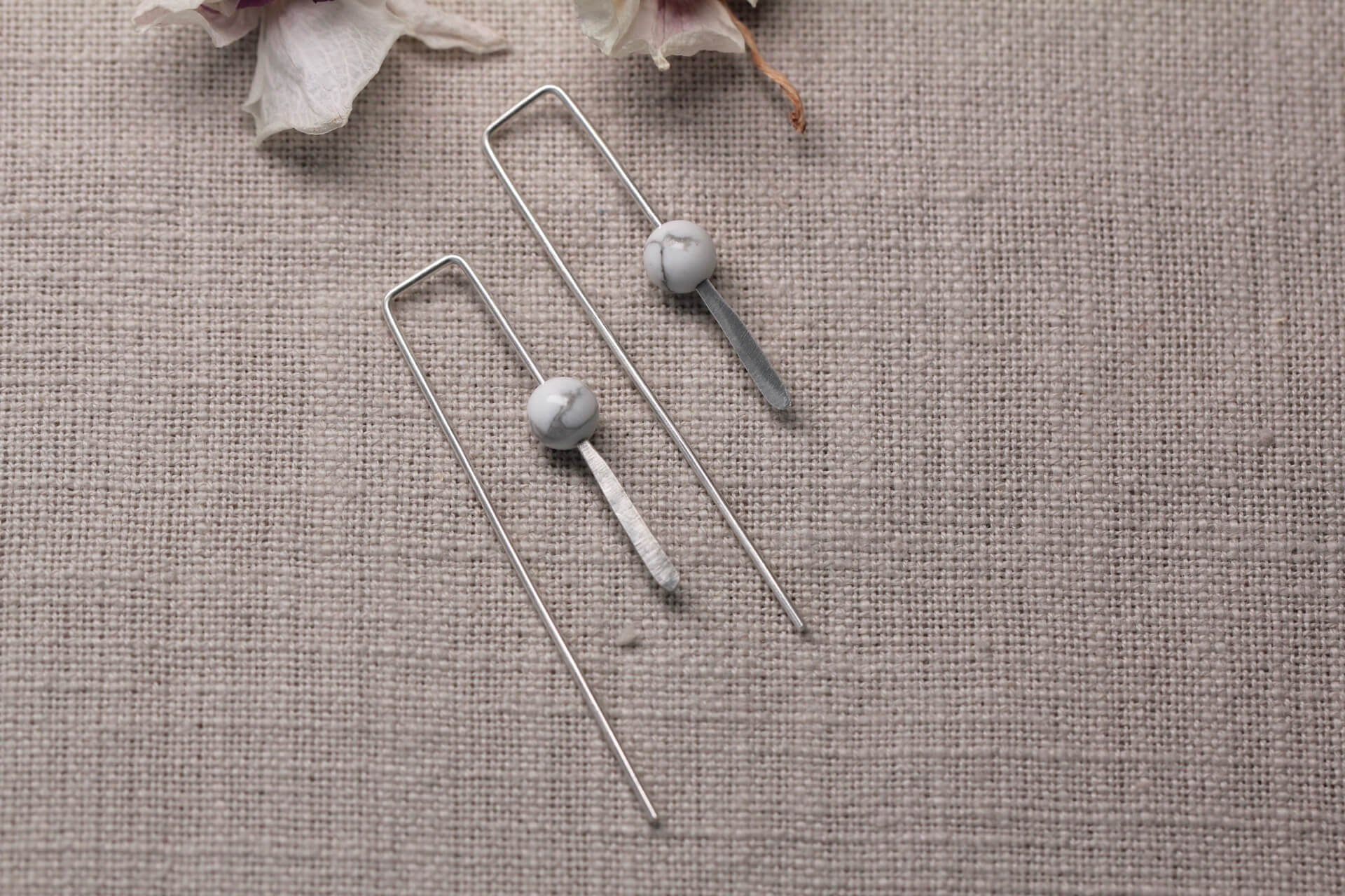 RR Designs - Mia Straight Howlite Earrings 3.jpg