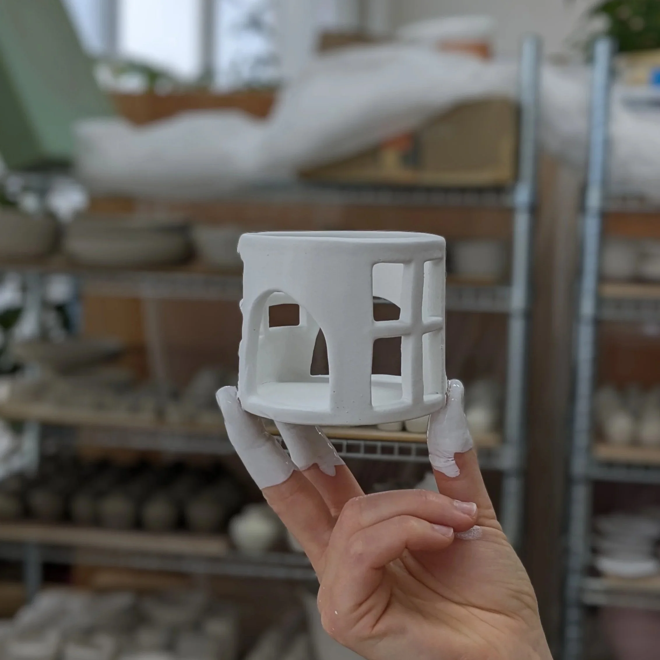 Beginners Ceramic Hand Building Tea-light Holder Workshop