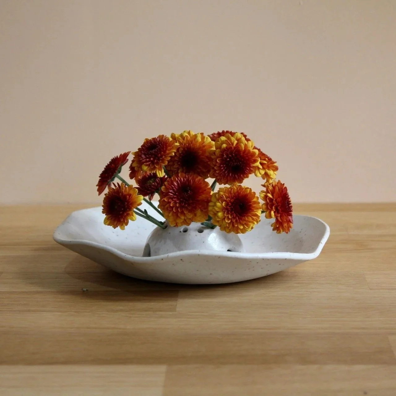 Ikebana Vase in White