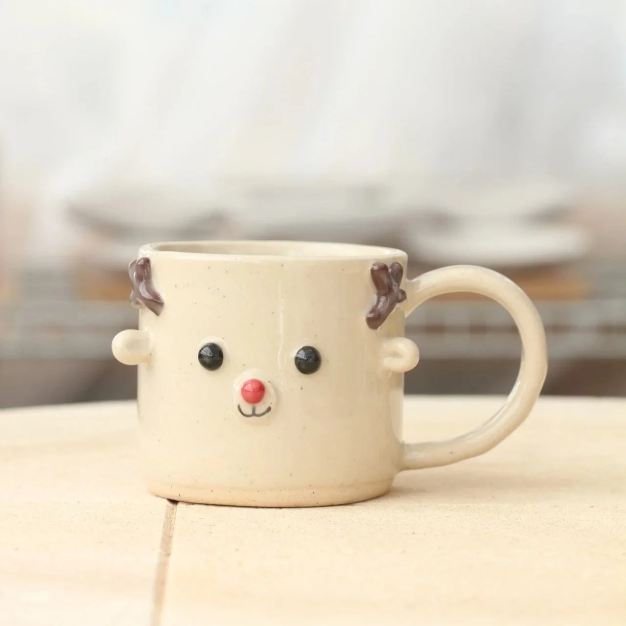 Beginners Ceramic Hand Building Reindeer Mug Workshop Dec 5th