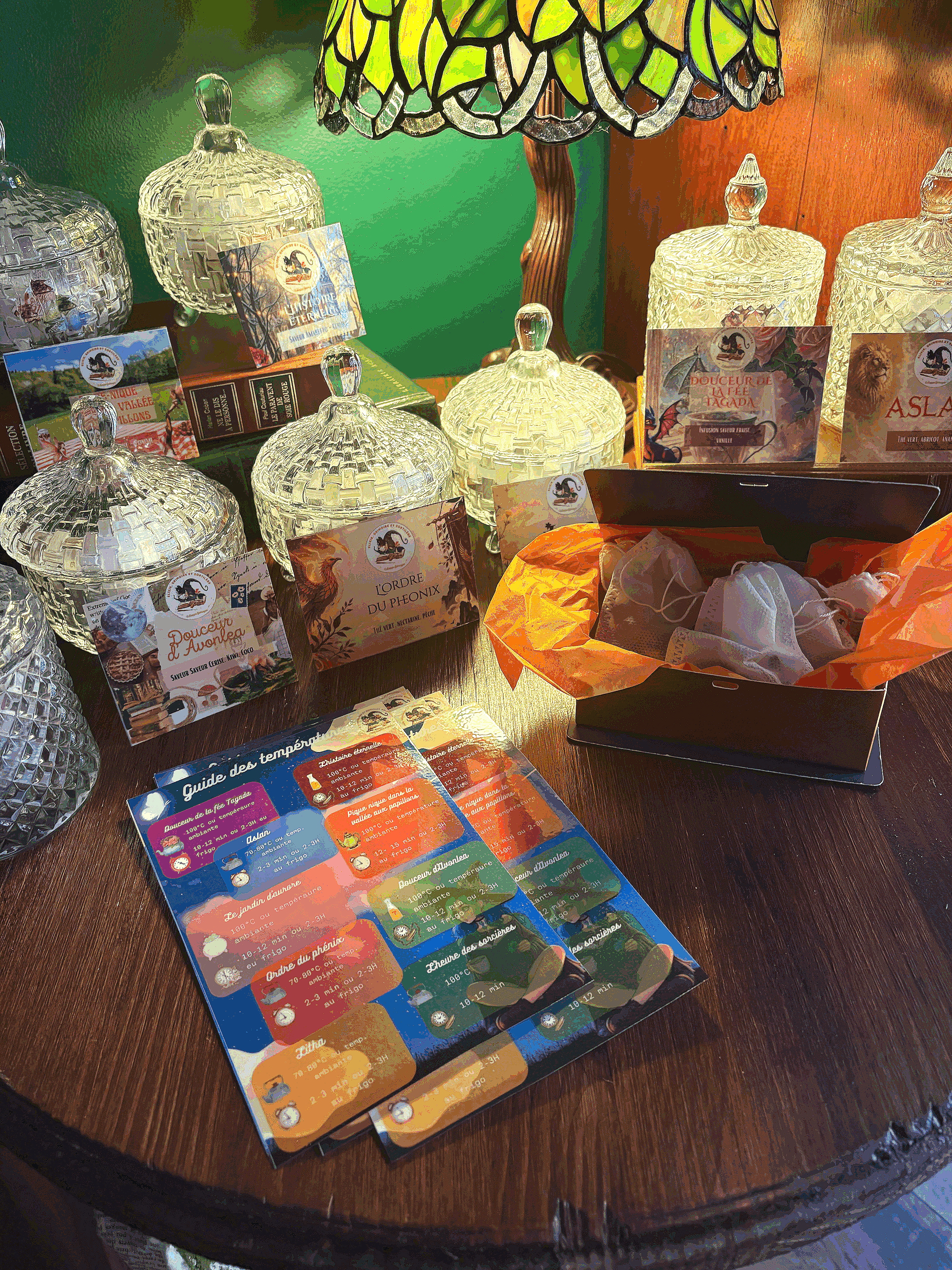 Coffret thés et tisanes à composer  (contient 5 sachets thés/infusions au choix)