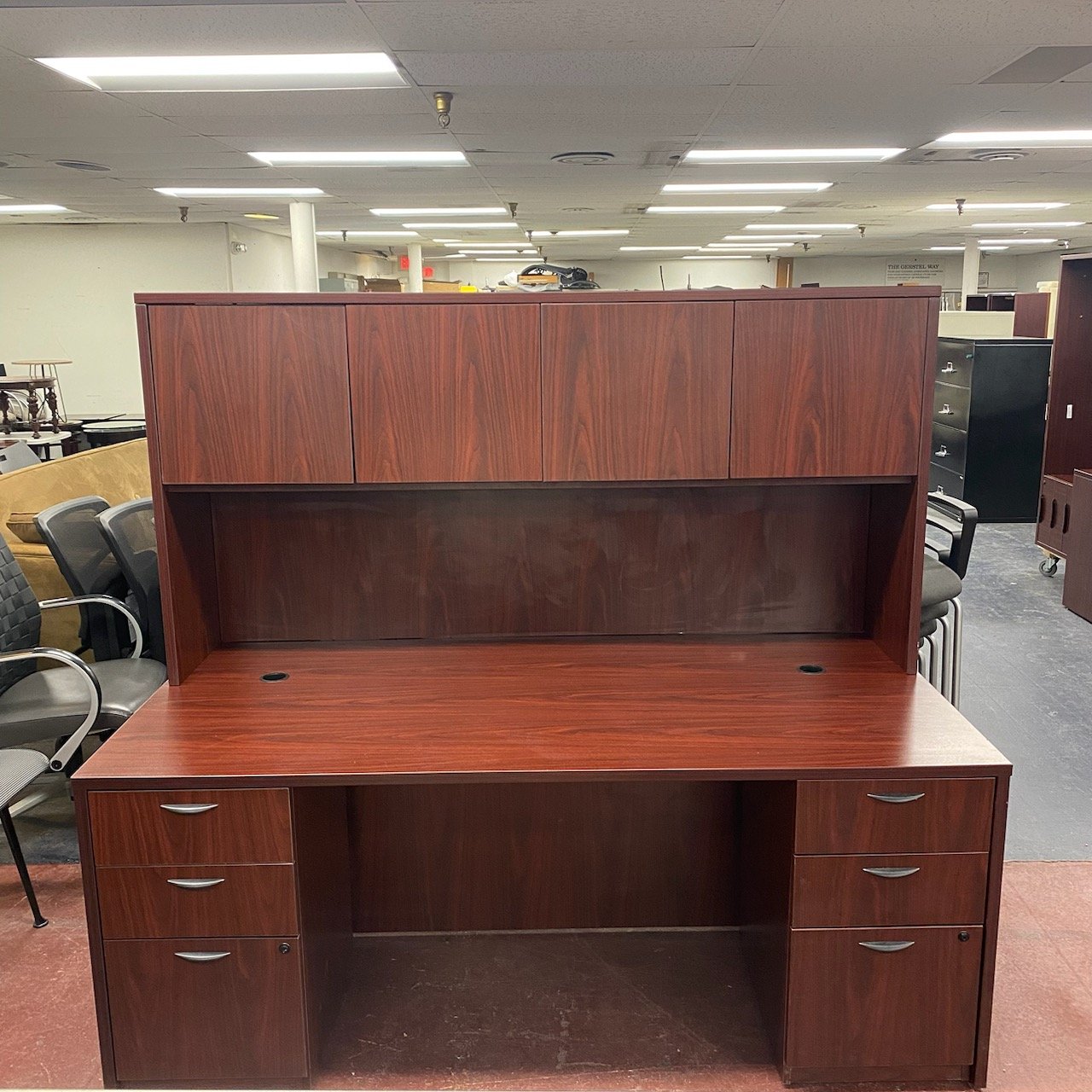 Mahogany Dbl Ped with Hutch.jpg