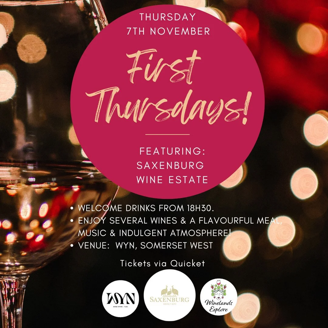 First Thursday @ WYN – Saxenburg