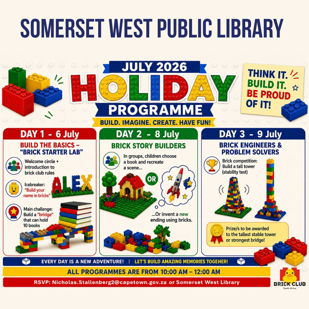 Somerset West Public Library Lego Holiday Club
