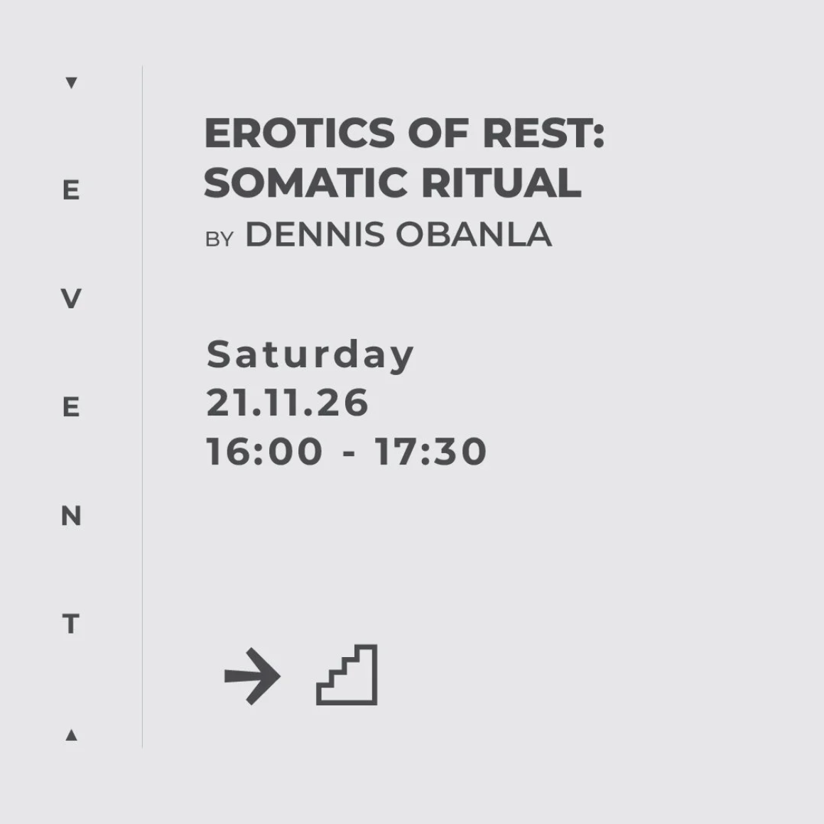 EROTICS OF REST: SOMATIC RITUAL at HAR Loft
