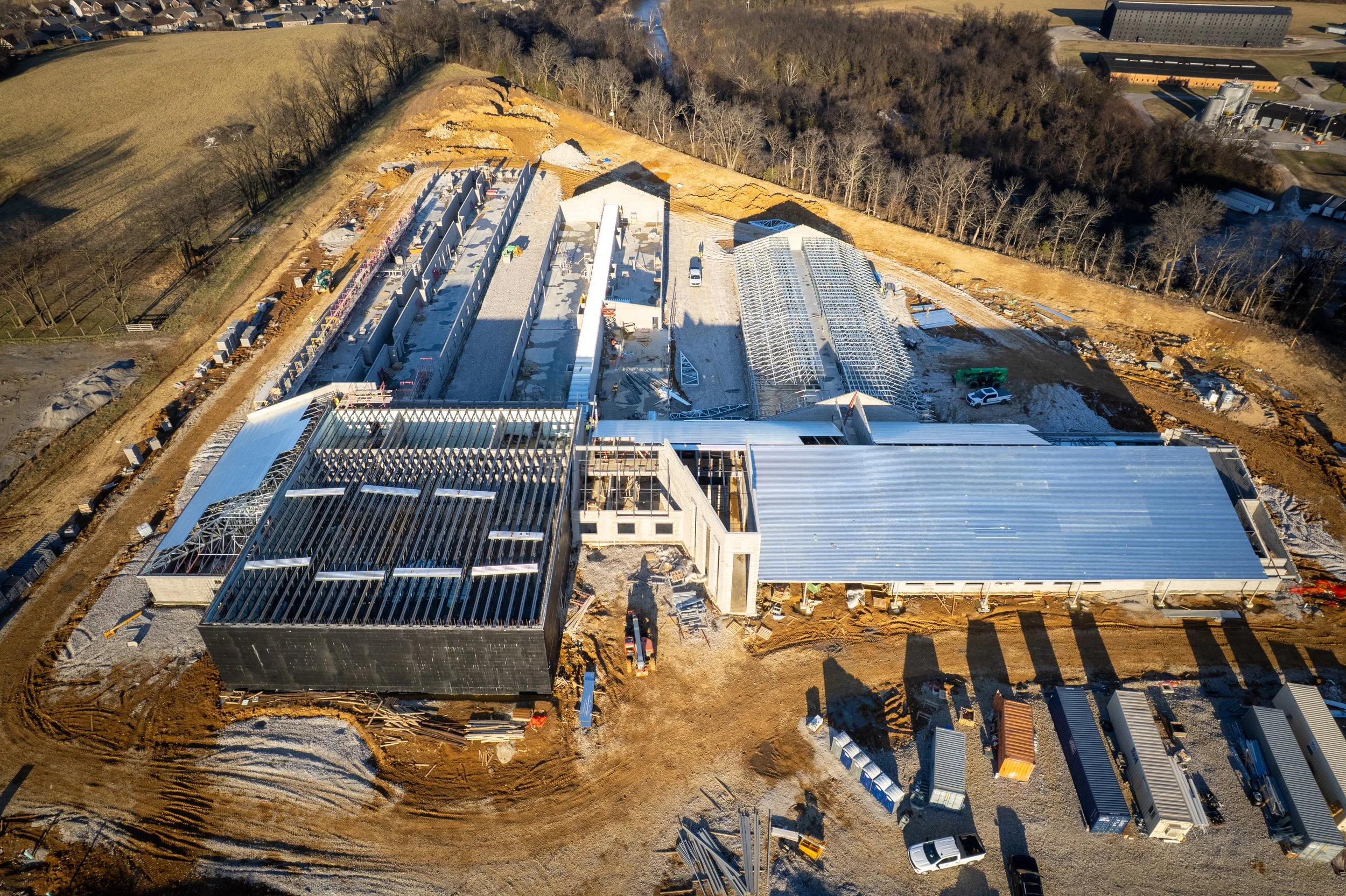 HD Construction Completes Structural Truss Installation at Elkhorn Elementary School in Frankfort, Kentucky