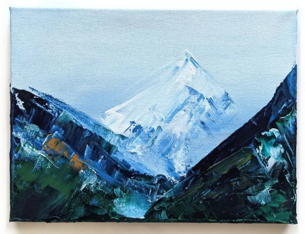 alpine no. 2, 2022 (SOLD)
Acrylic on canvas, 10x8
