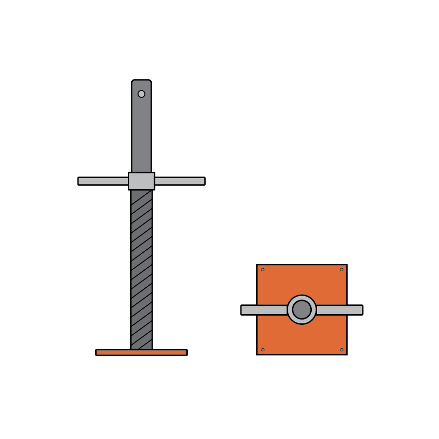 Scaffold jacks for rental in Florida