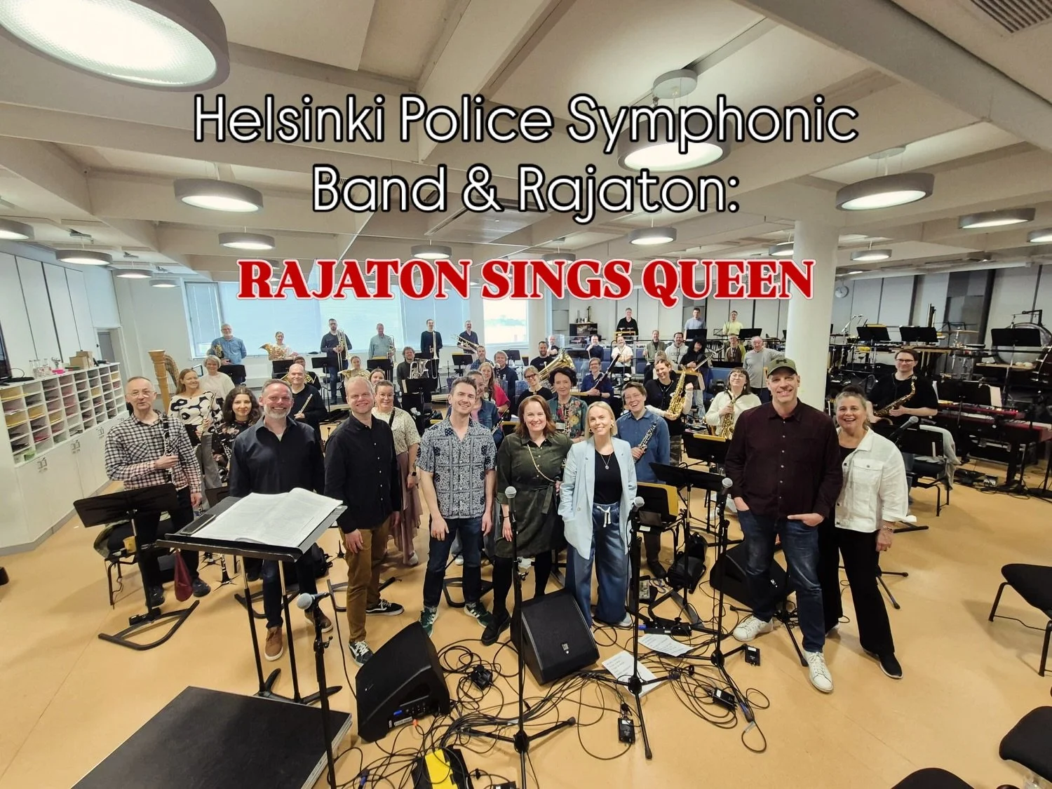 Huomenna t&auml;r&auml;ht&auml;&auml; @helsinginpoliisisoittokunta ja @rajatonofficial , kapellimestarina Sami Ruusuvuori @samiruusuvuori_conductor ❤️&zwj;🔥💪🏼 Konsertti on loppuunmyyty. 🔥

#rajaton #samiruusuvuori #helsinginpoliisisoittokunta