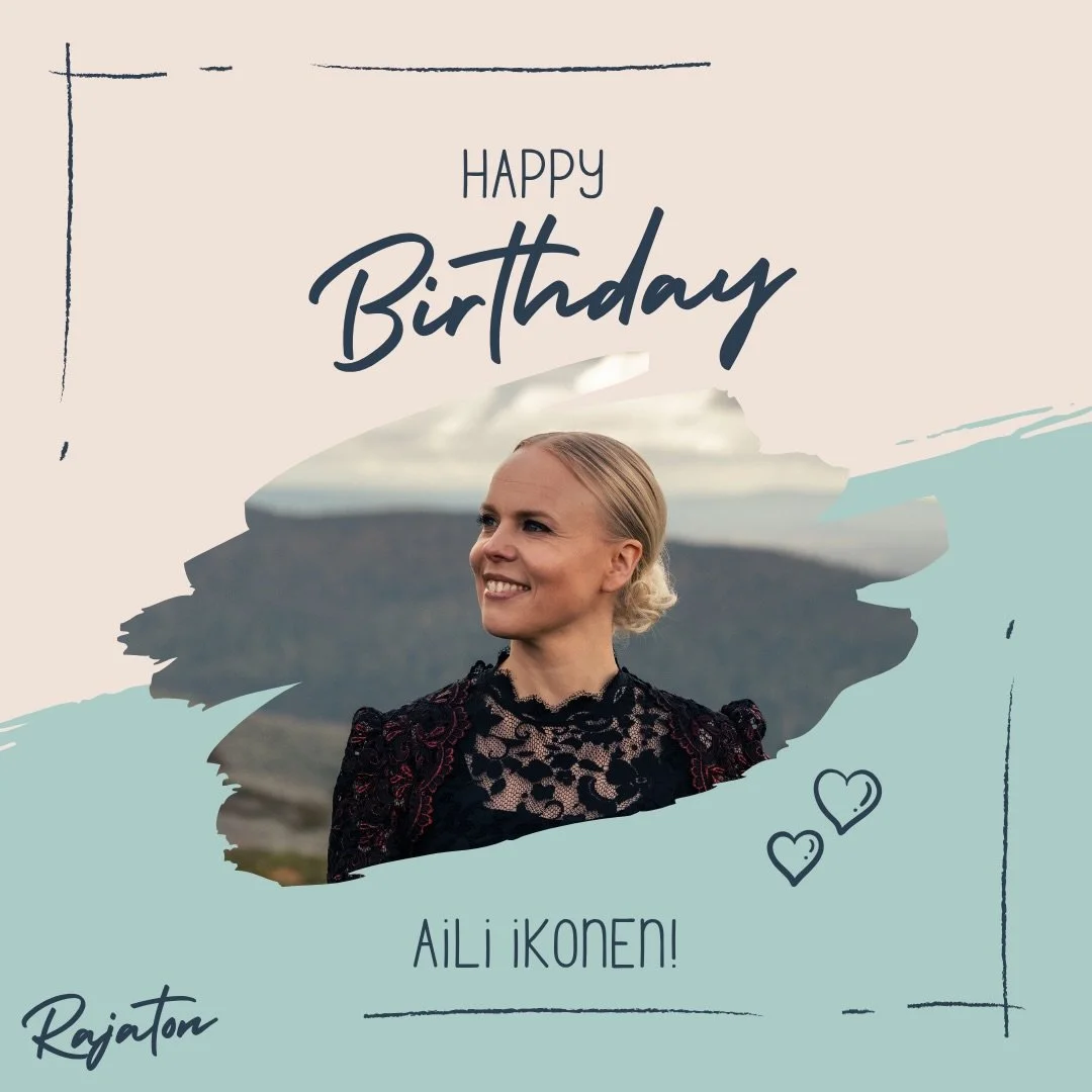 Ihanan Ailin syntt&auml;rit! 🥳❤️ Onnea Aili! ✨🎵 Happy Birthday Aili! ❤️🥳🎵✨ @ailiikonen 

#syntt&auml;rit #sopraano #ailiikonen #rajaton