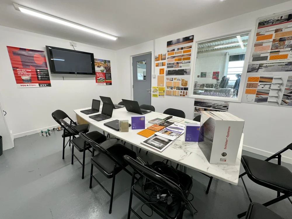 Students and facilities at New Beginnings Tiling Academy