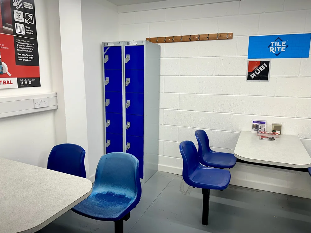 Students and facilities at New Beginnings Tiling Academy