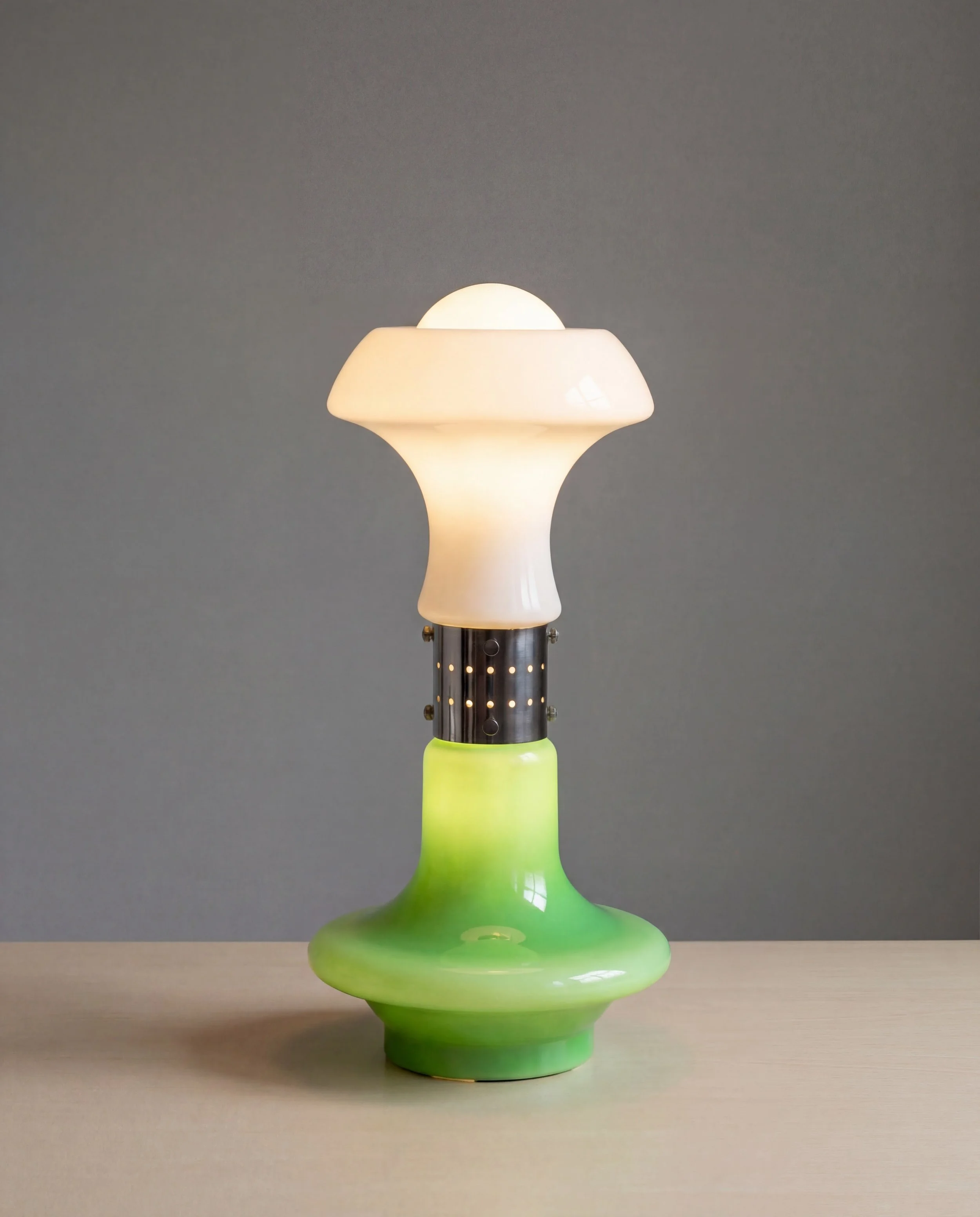 Grande lampada Mazzaga verde