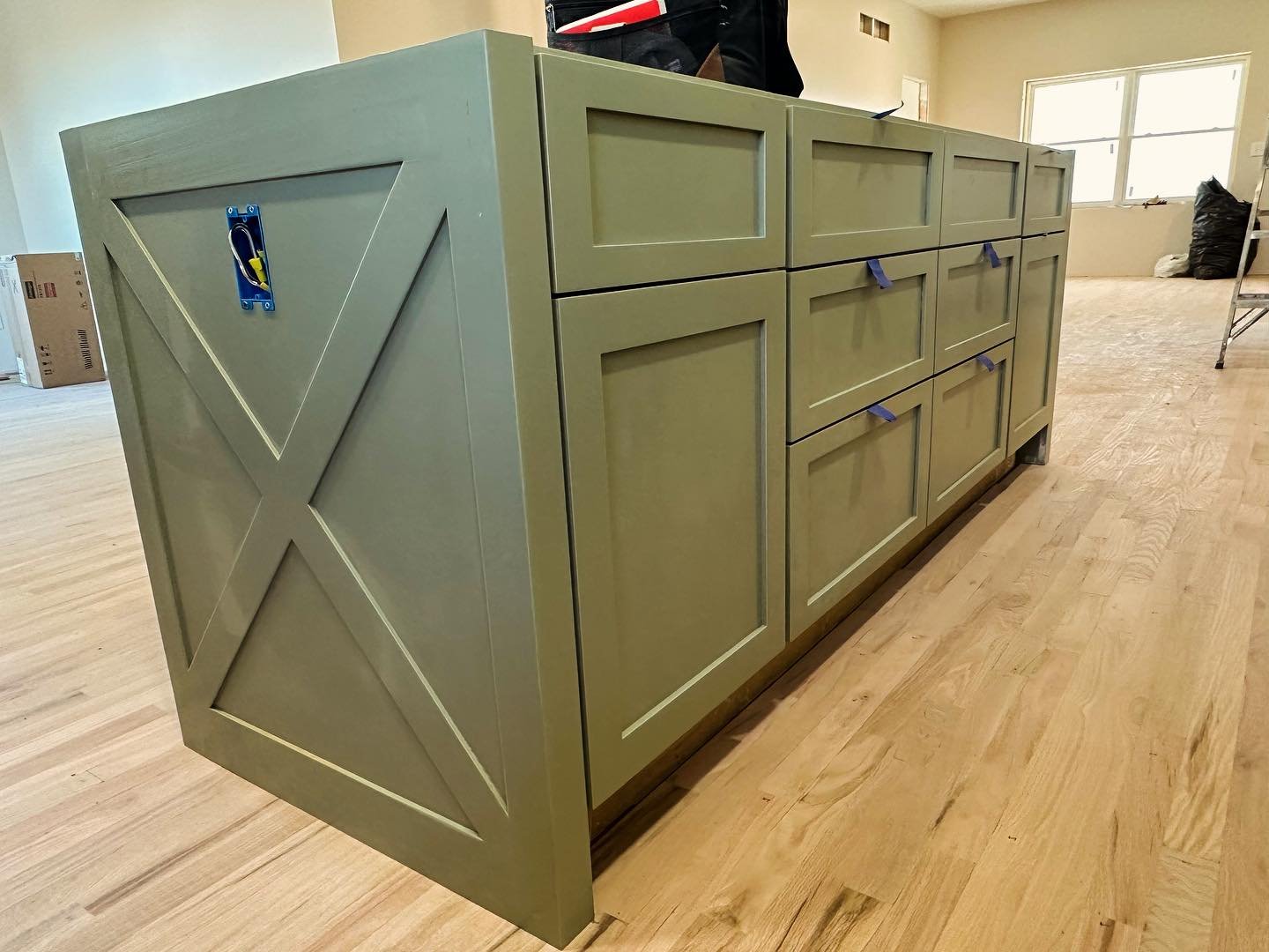 Another Lime &amp; Lumber custom island coming together.