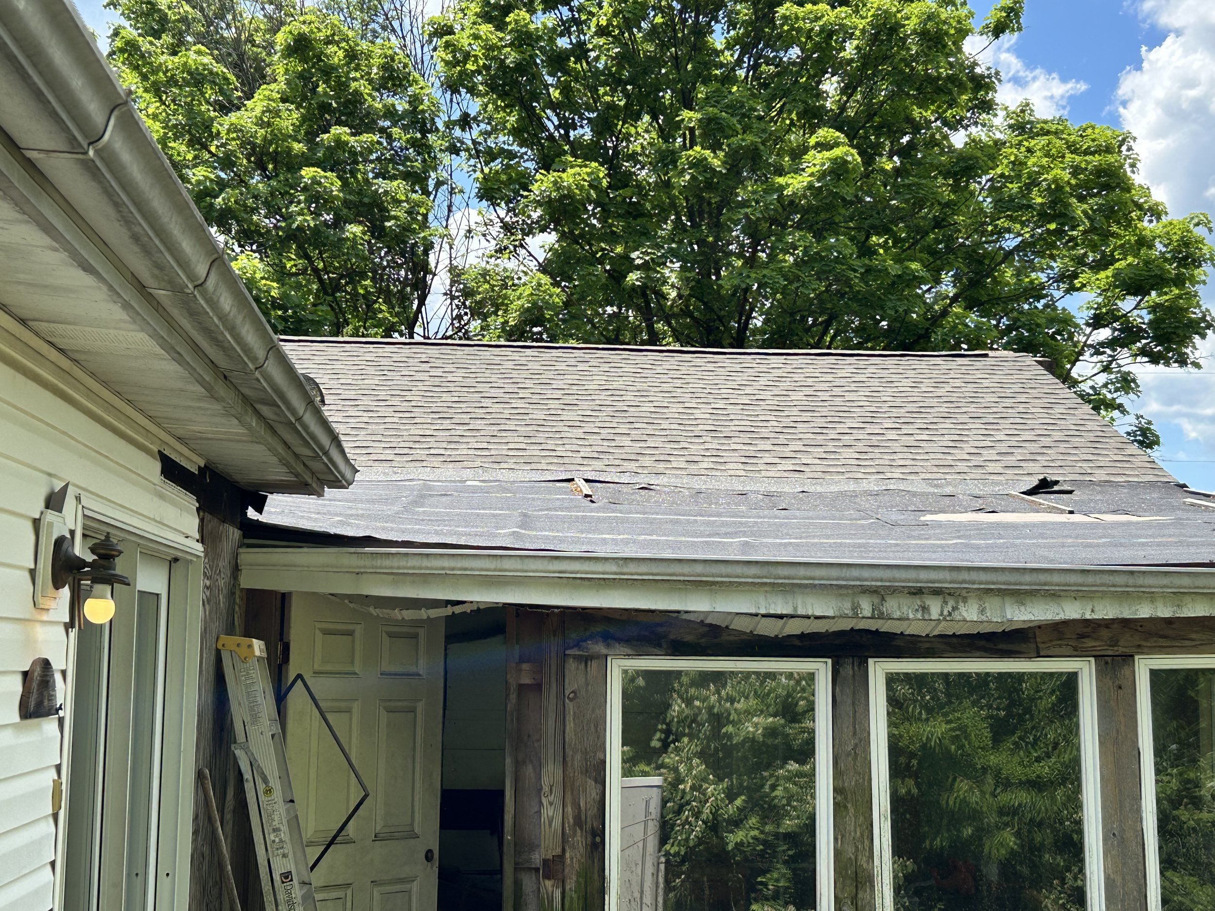 Rubber Roof Replacement in Ortanna, PA - BEFORE