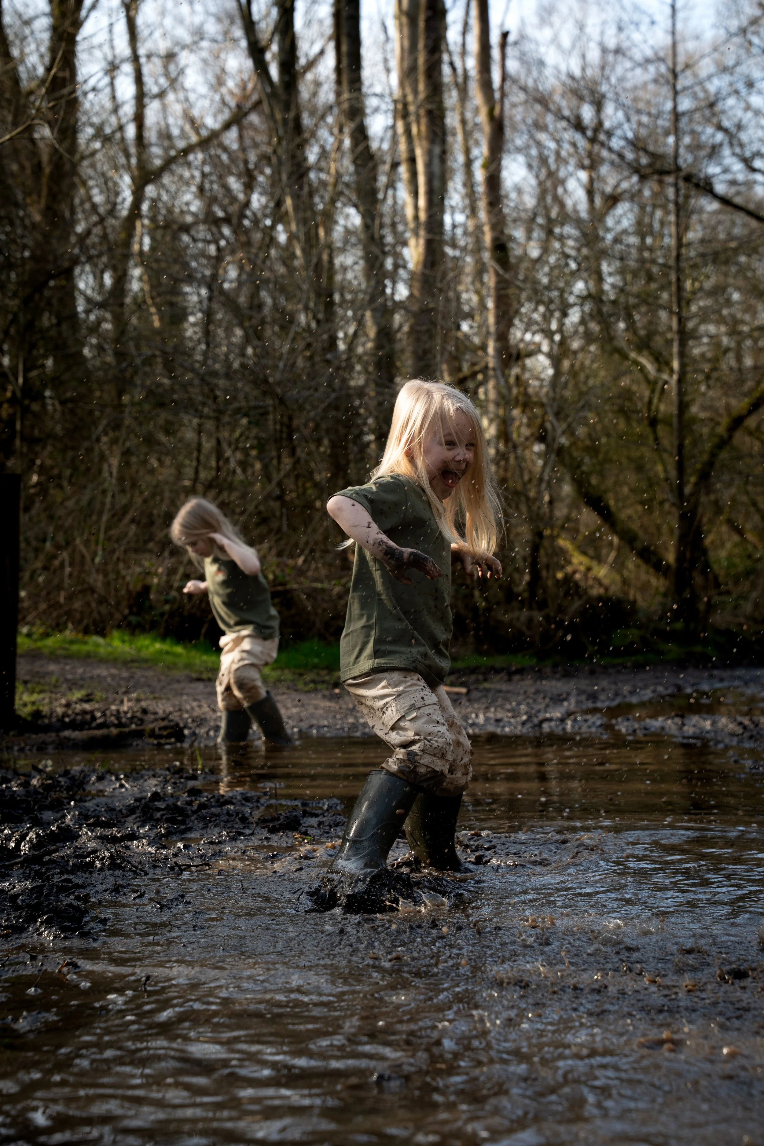 Lifestyle brand photography featuring family outdoors for a Mountain Warehouse campaign.