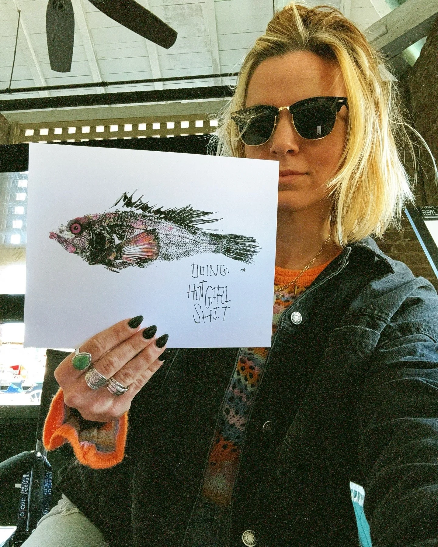 T G I F ✨
Night Market Friday &amp; Saturday 630-1030pm + Sunday 1030am-430pm 
.
.
#tgif #brb #doinghotgirlshit #gyotaku #friyay #art #seabass