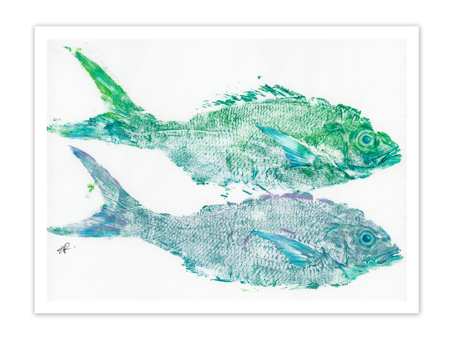 FishPrintGIrl-Yellowtail-Snapper-Blue-Green-Lavendar-two-fish.png