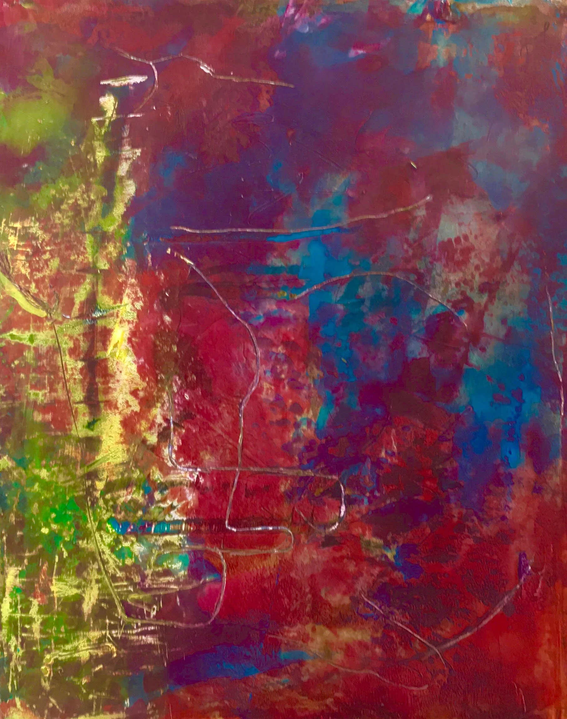 Fault Lines:
Oil and Cold Wax