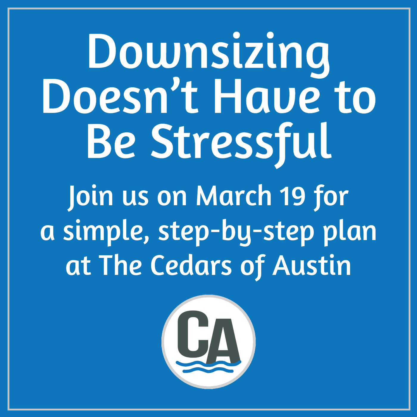 Downsizing Without Stress Event: A Step-by-Step Plan