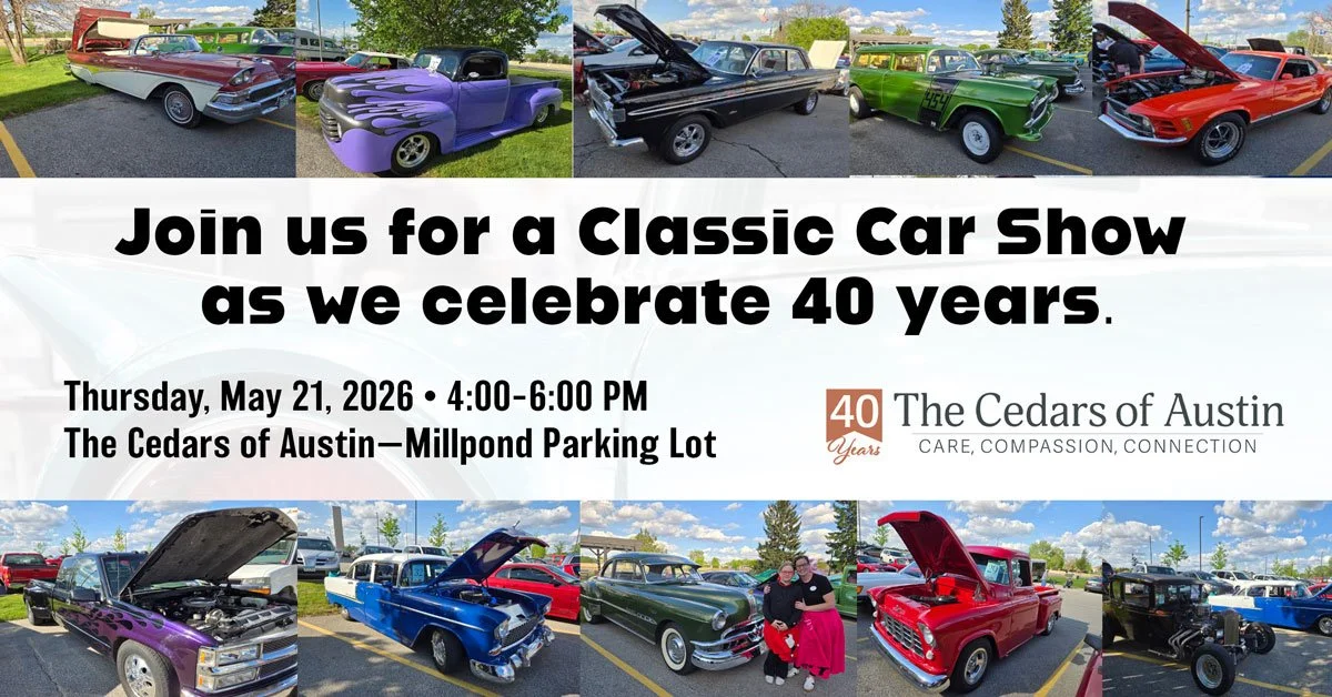 Celebrate 40 Years at The Cedars with a Classic Car Show
