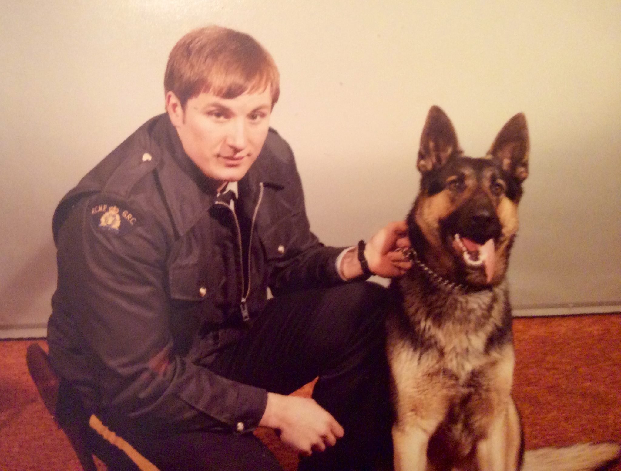 1984 Constable Mike Buday and Trooper.jpg