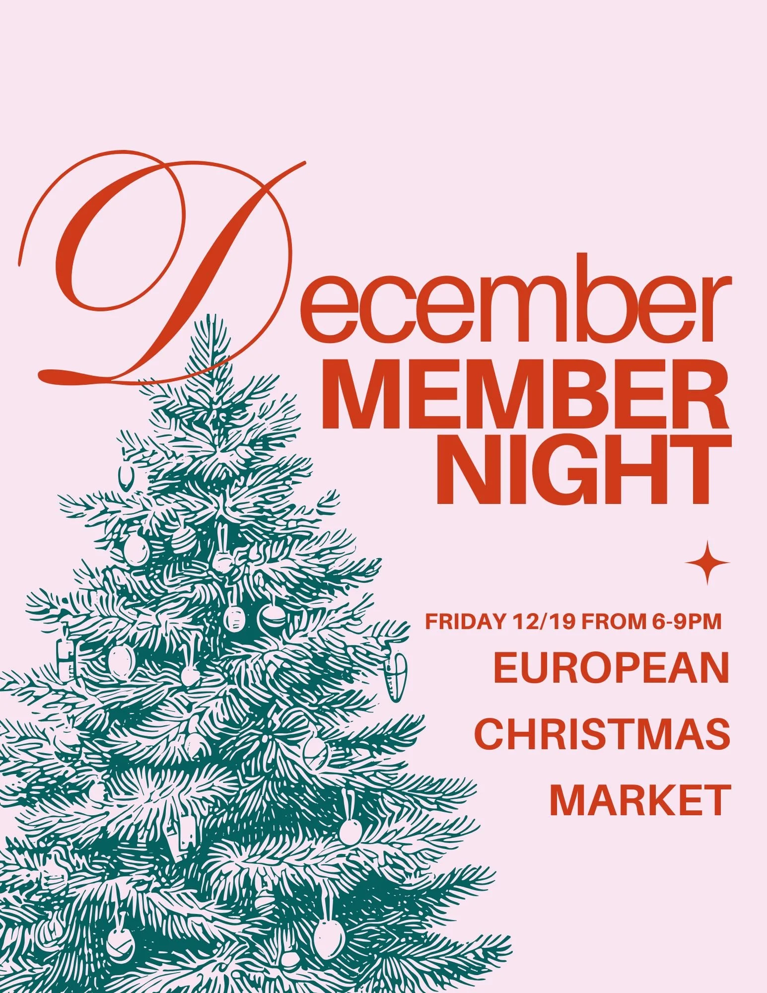 December Member Night: European Christmas Market