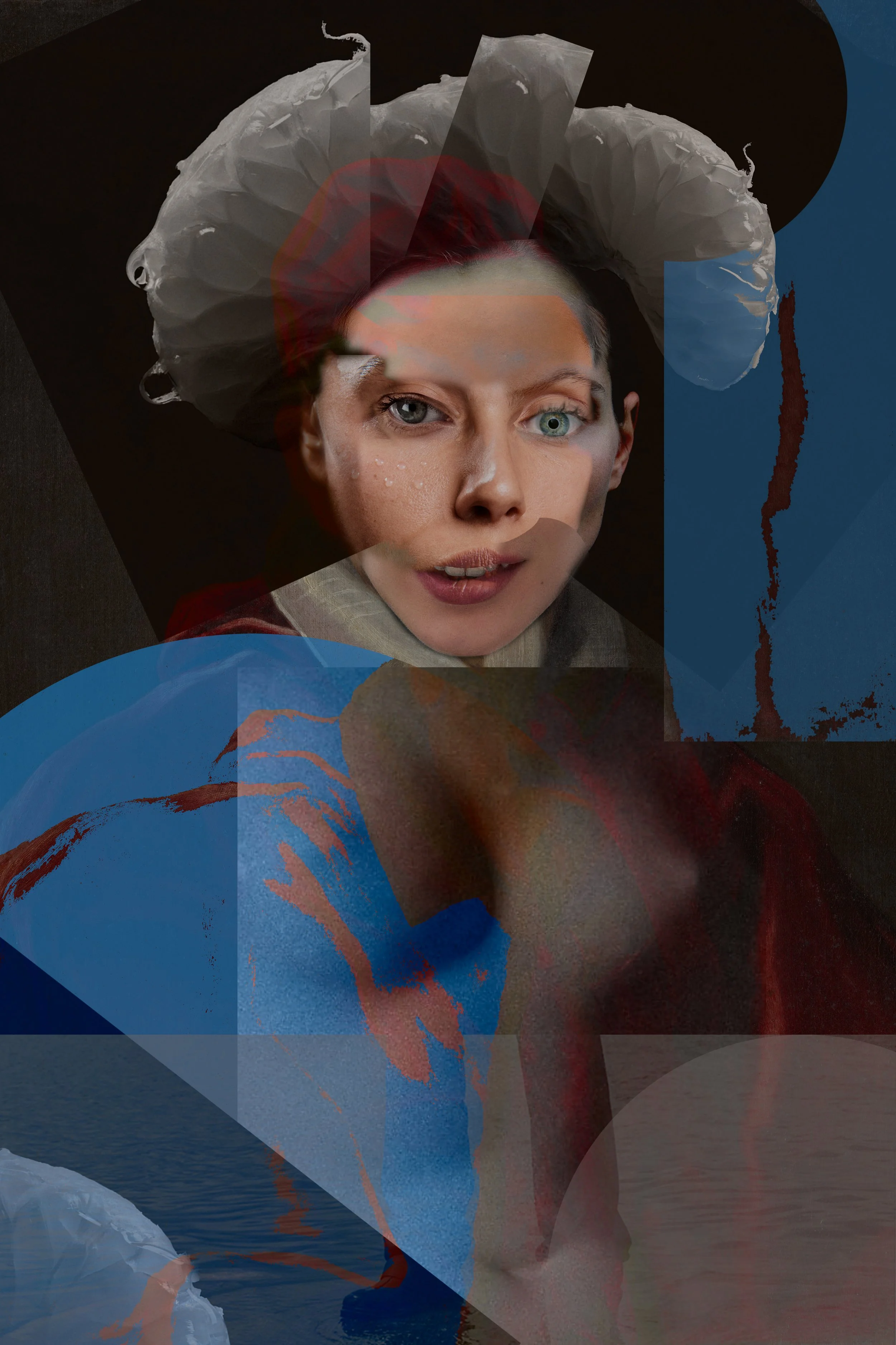 Ethereal original artwork by Otto Lundbladh executed using the Giclée fine art process