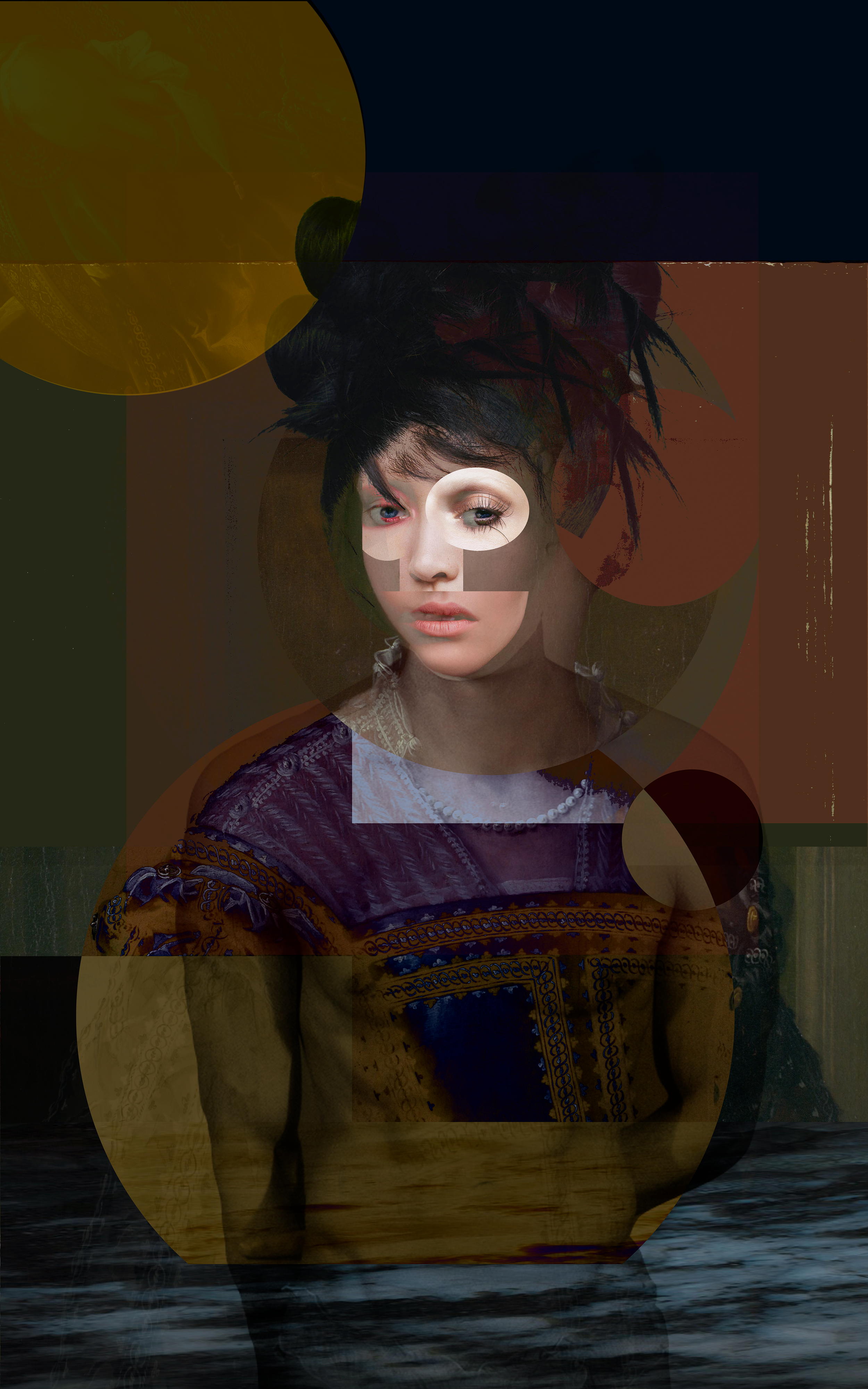 Metamorphosis contemporary portrait artwork by Otto Lundbladh executed using the Giclée fine art process