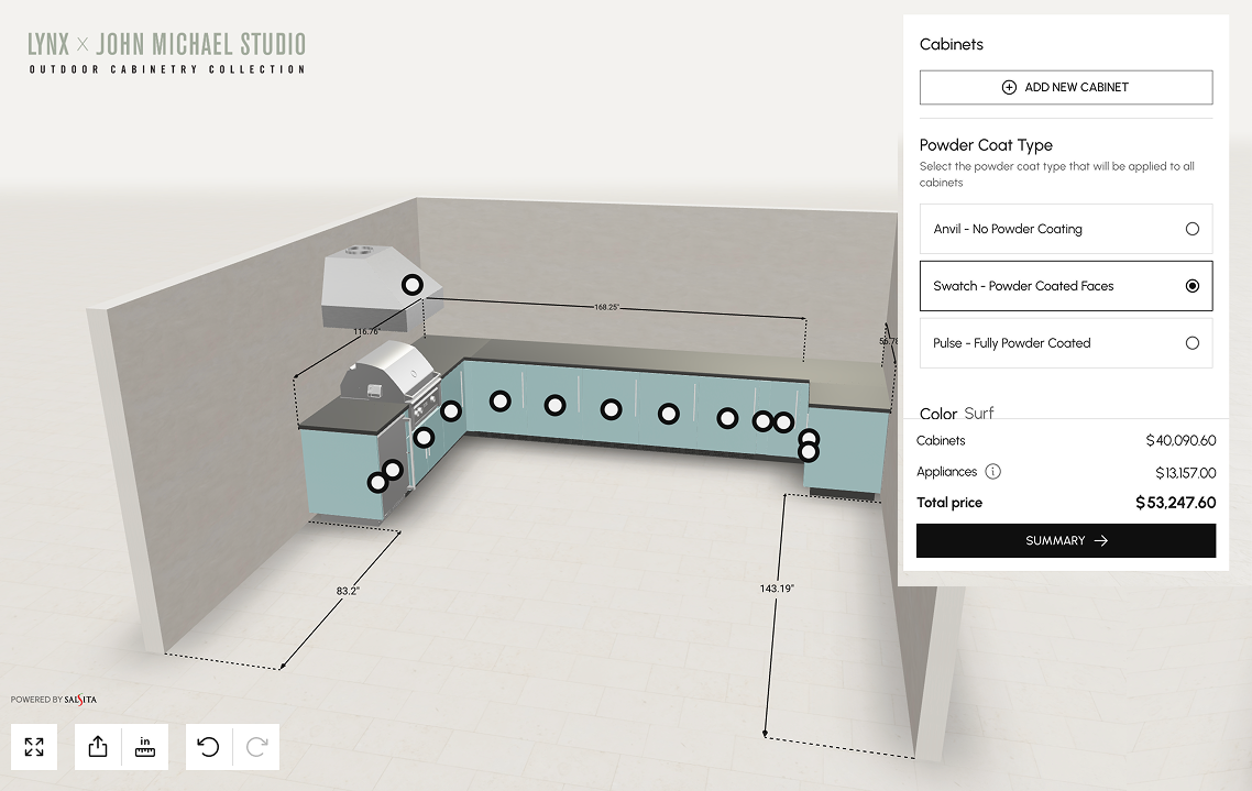 outdoor cabinet configurator