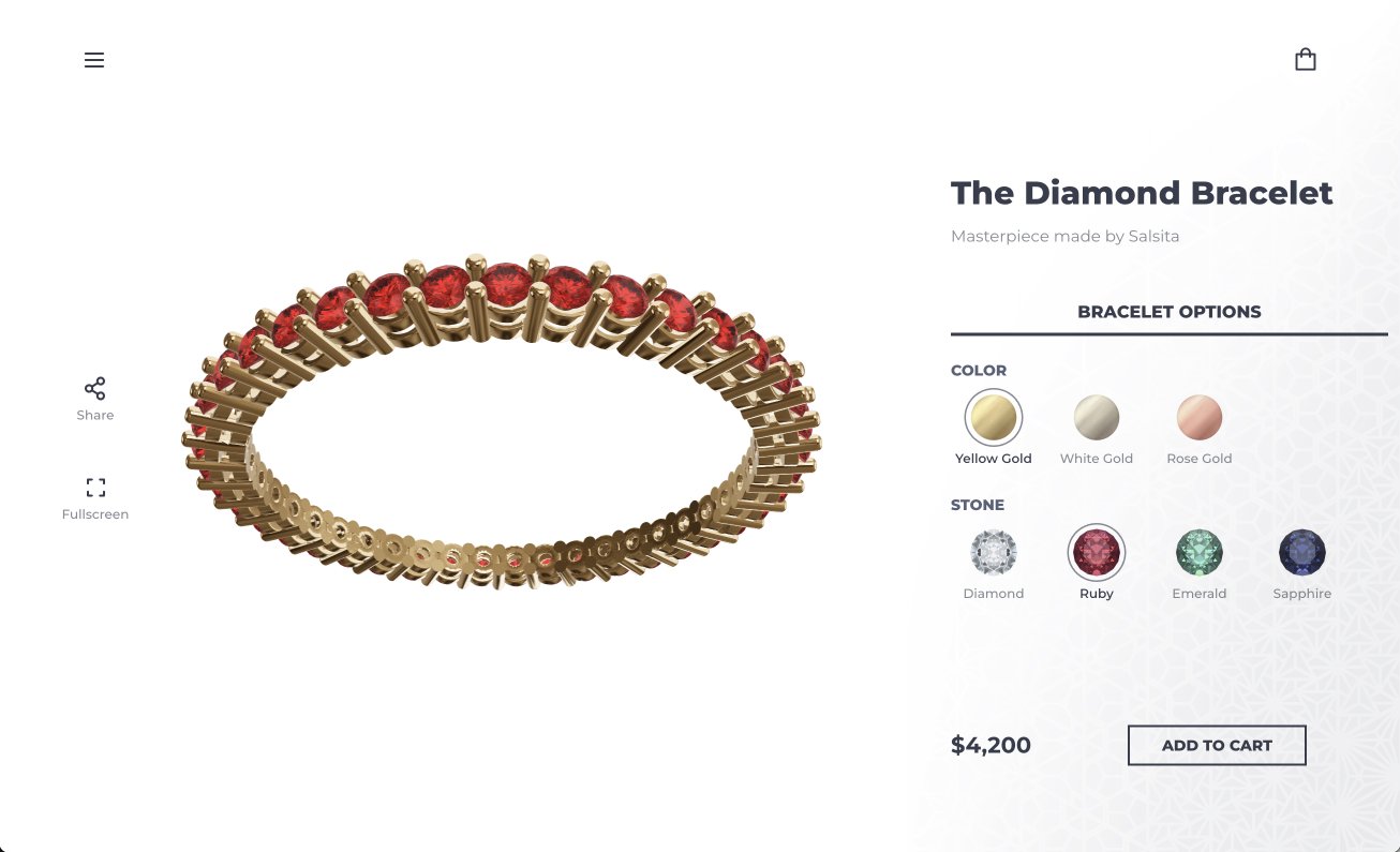 3d bracelet customizer