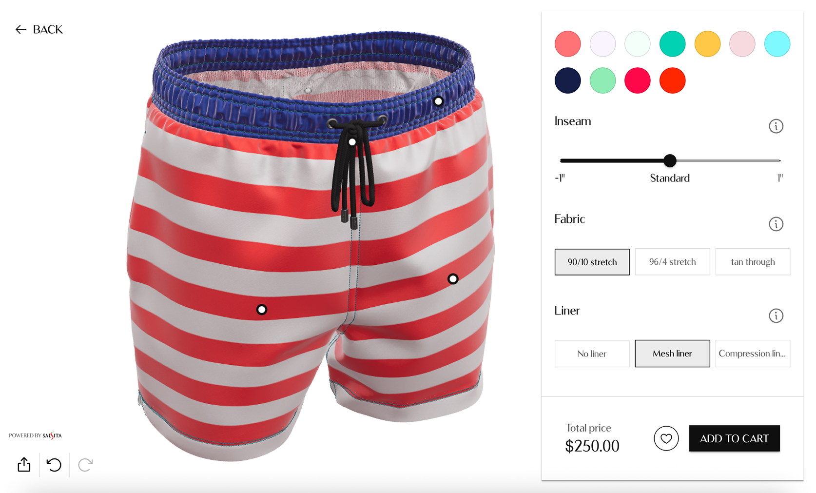 3d swimwear customizer