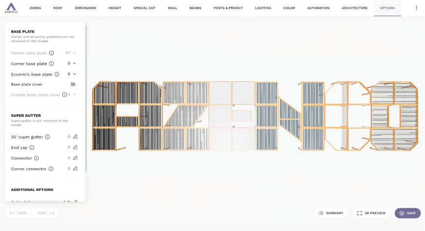 pergola configurator