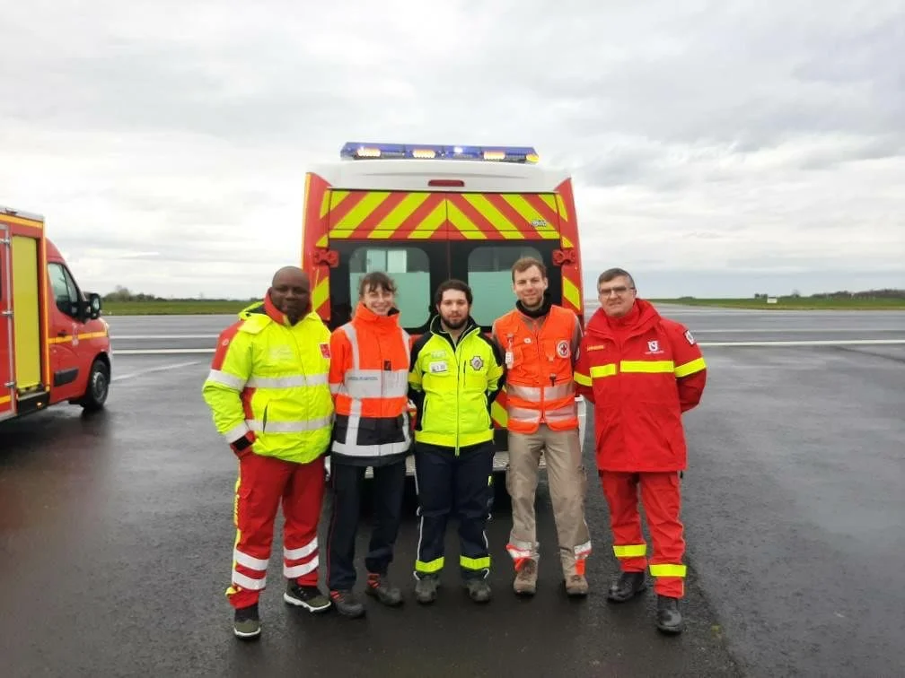 activité assistance secours en multi associatif à la caserne des pompiers de Troarn