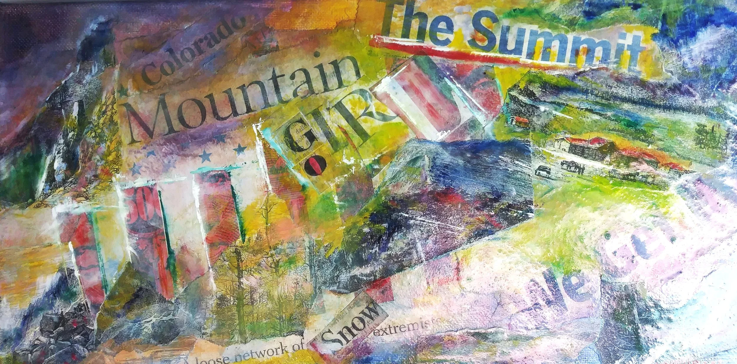 Mountain Girl  7"x14"  Not Available