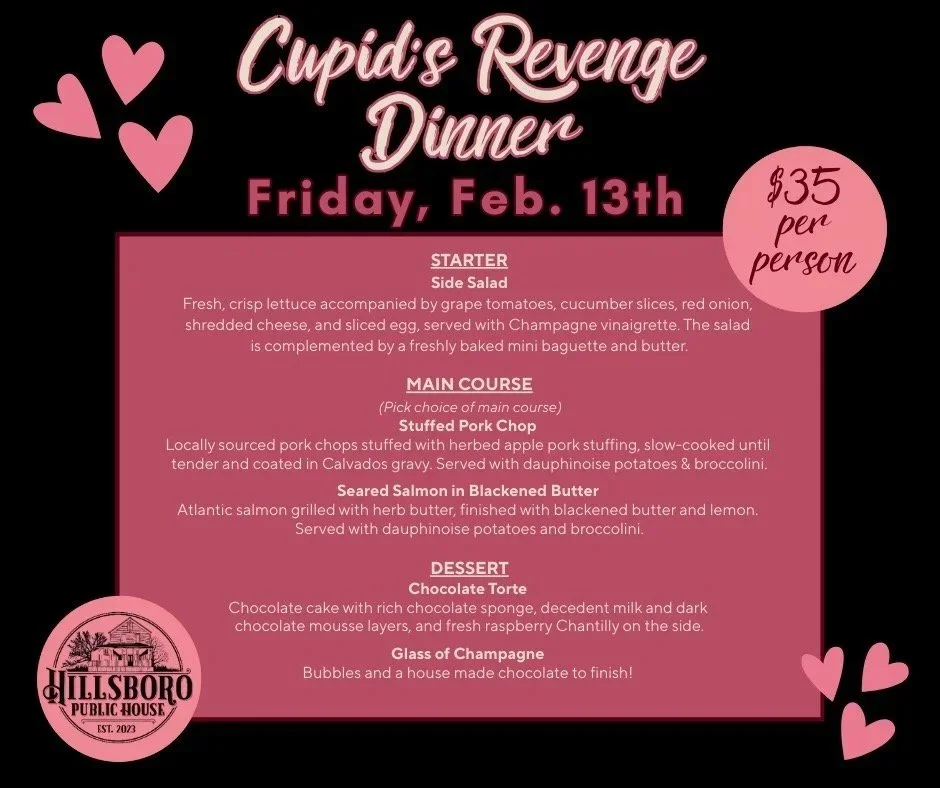 Cupid's Revenge Dinner