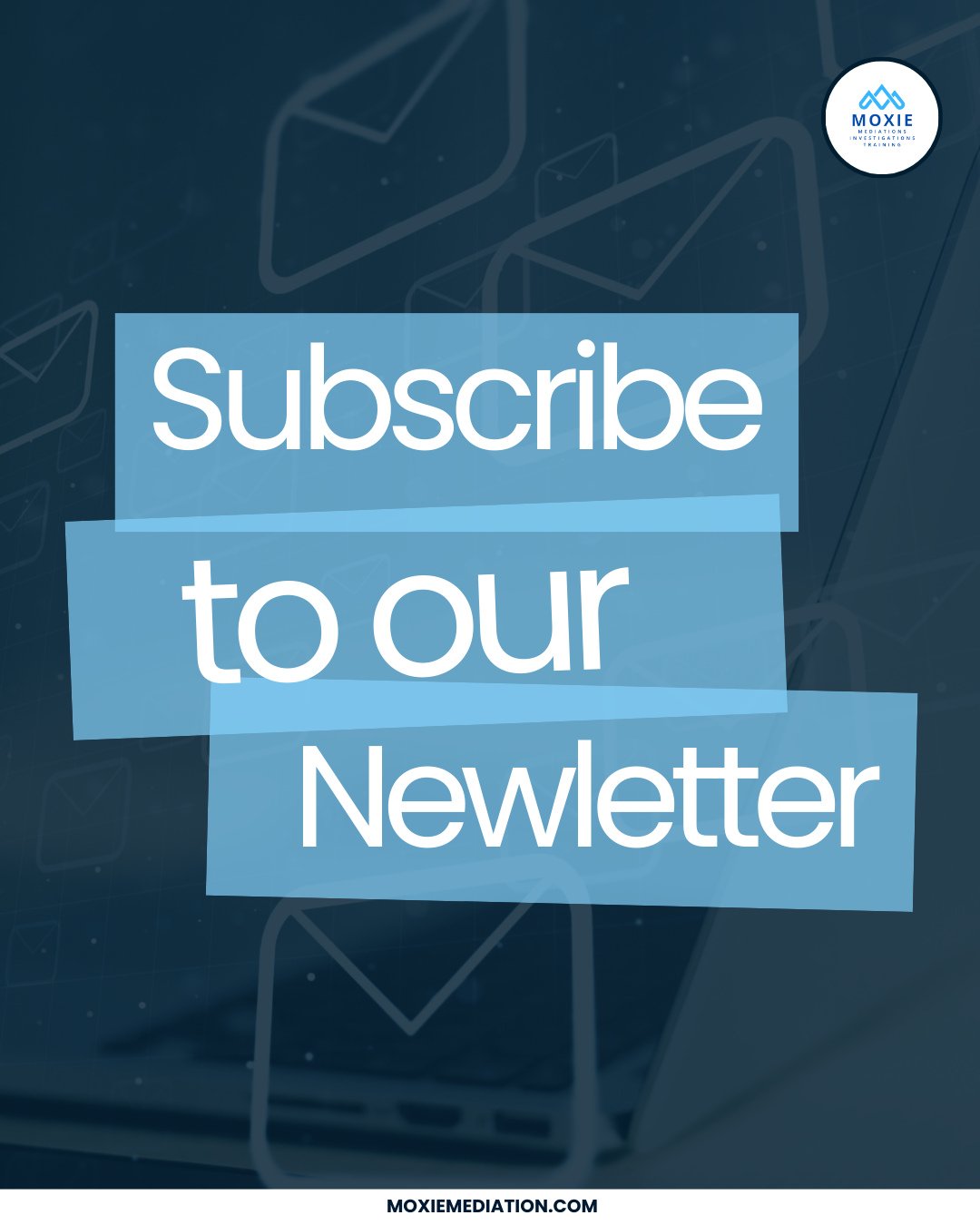 Curious about building better workplaces? 🤔💭 Subscribe to the Moxie Mediation newsletter.⁠
📩 Link in bio.