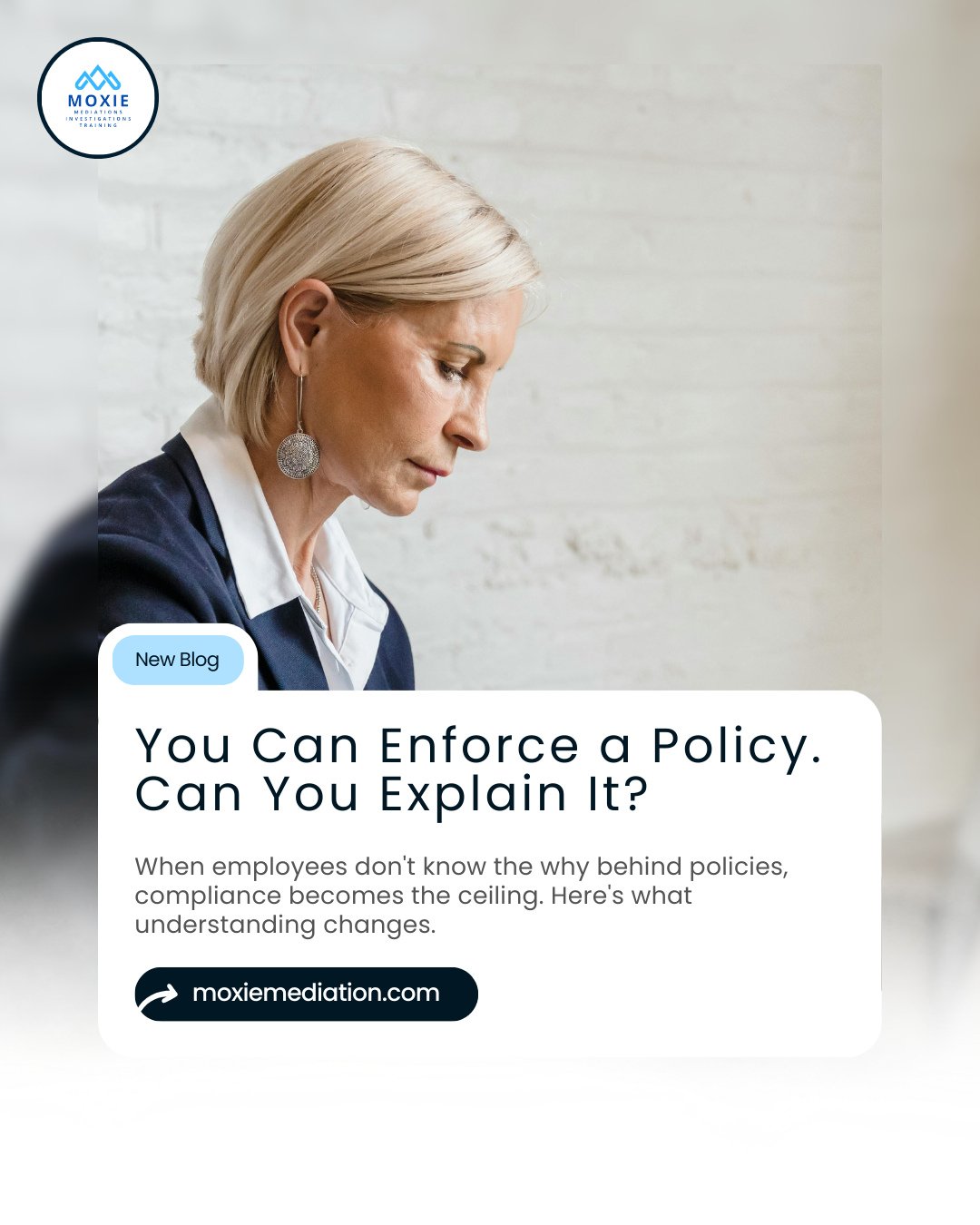 Rules can be enforced. 📋⁠
Understanding has to be built. 🧠⁠
⁠
When people know what to do but not why it matters, compliance becomes the ceiling. Engagement stalls. Assumptions fill the gaps. Tension quietly follows.⁠
⁠
The difference between infor